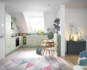 Biella shown in Pastel Green