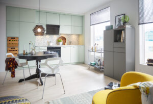 Biella shown in Glacier Blue