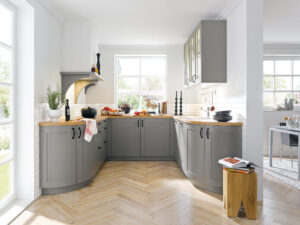 Casa Satin Pore shown in Agate Grey