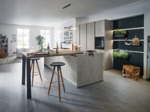 Elba shown in Concrete Quartz Grey