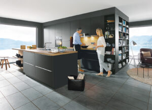 Smartglas Matt shown in Polymer Glass Lava Black